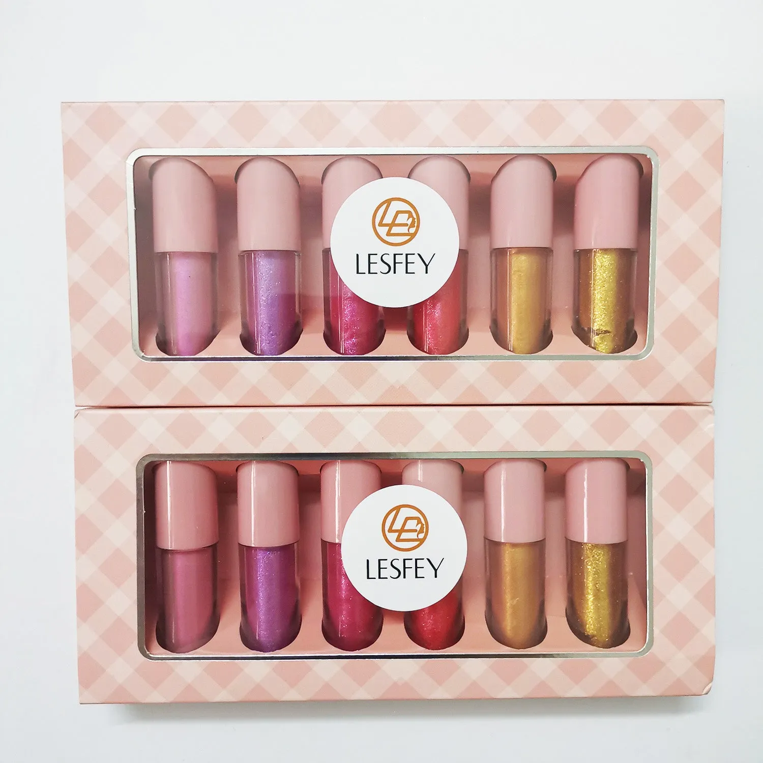 LESFEY 6Color Lipstick Set Fashion Liquid Lipstick Lipgloss Sets Natural Moisturizer Waterproof Moisturizing Lip Makeup Cosmetics