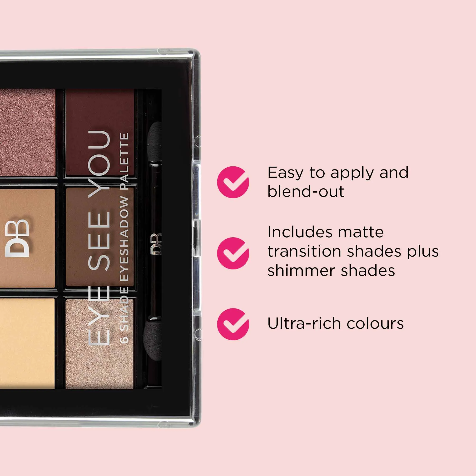 Limited Edition Eye See You 6 Shade Eyeshadow Palette (Peachy Keen)
