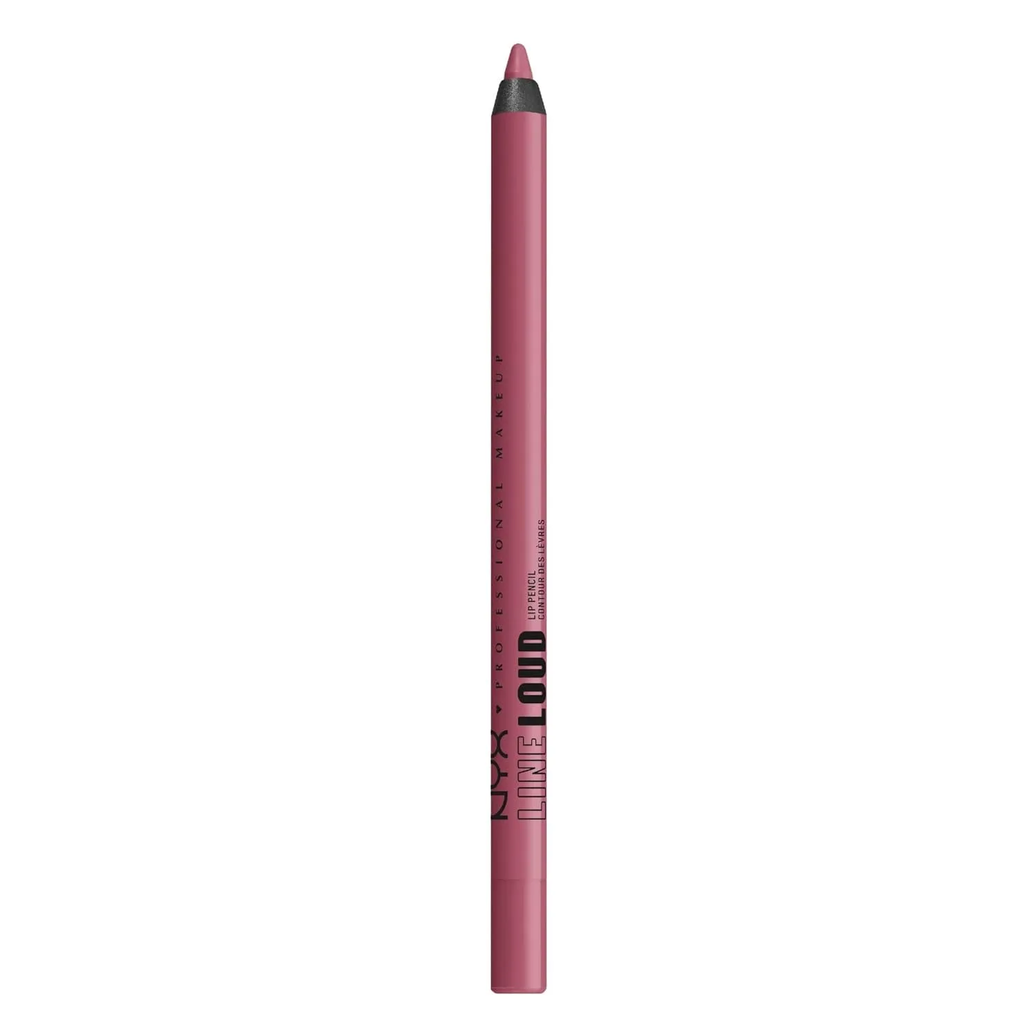 Line Loud Lip Liner, Longwear and Pigmented Lip Pencil with Jojoba Oil & Vitamin E - Rebel Kind (Chocolate Brown)