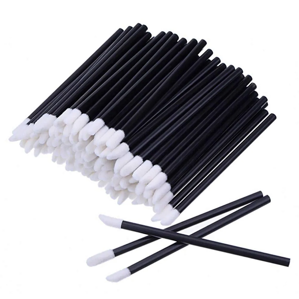 Lip Brushes, 200Pcs/Set Disposable Lip Brushes Make up Brush Lipstick Lip Gloss Wands Applicator Tool Makeup Beauty Tool Kits