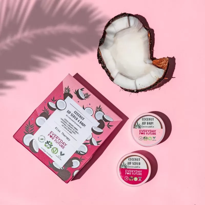 LIP SCRUB & BALM COCONUT - KISS THERAPY
