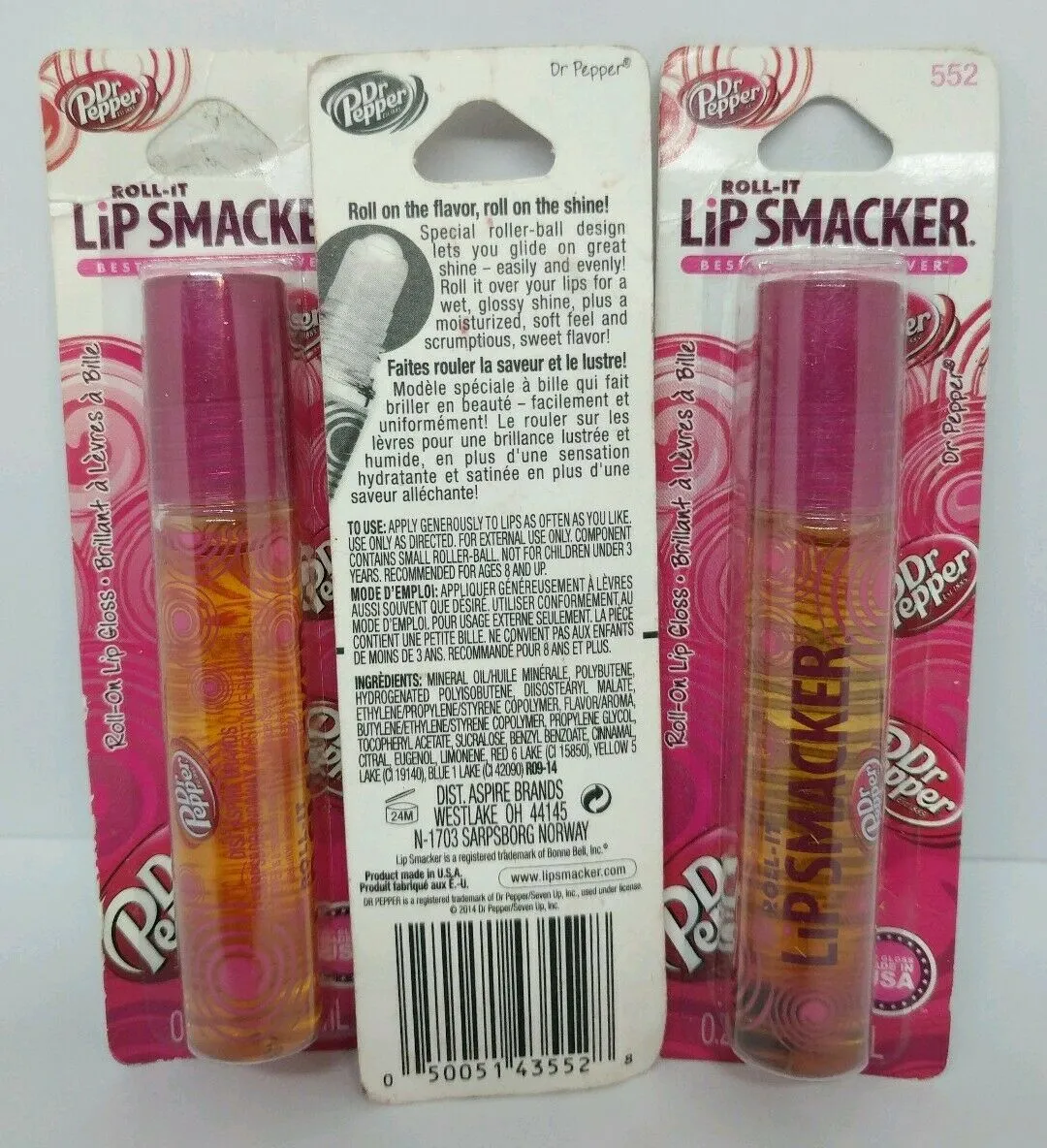 LIP SMACKER DR. PEPPER ROLL IT LIP GLOSS