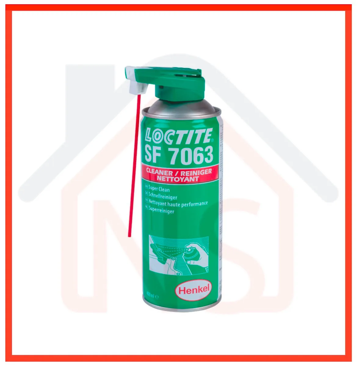 LOCTITE SF 7063 Super Clean Spray Cleaner 400ml Heavy Duty Solvent Base Parts Cleaner
