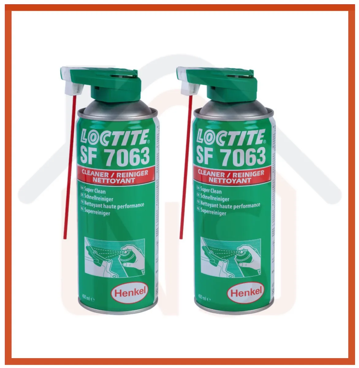 LOCTITE SF 7063 Super Clean Spray Cleaner 400ml Heavy Duty Solvent Base Parts Cleaner