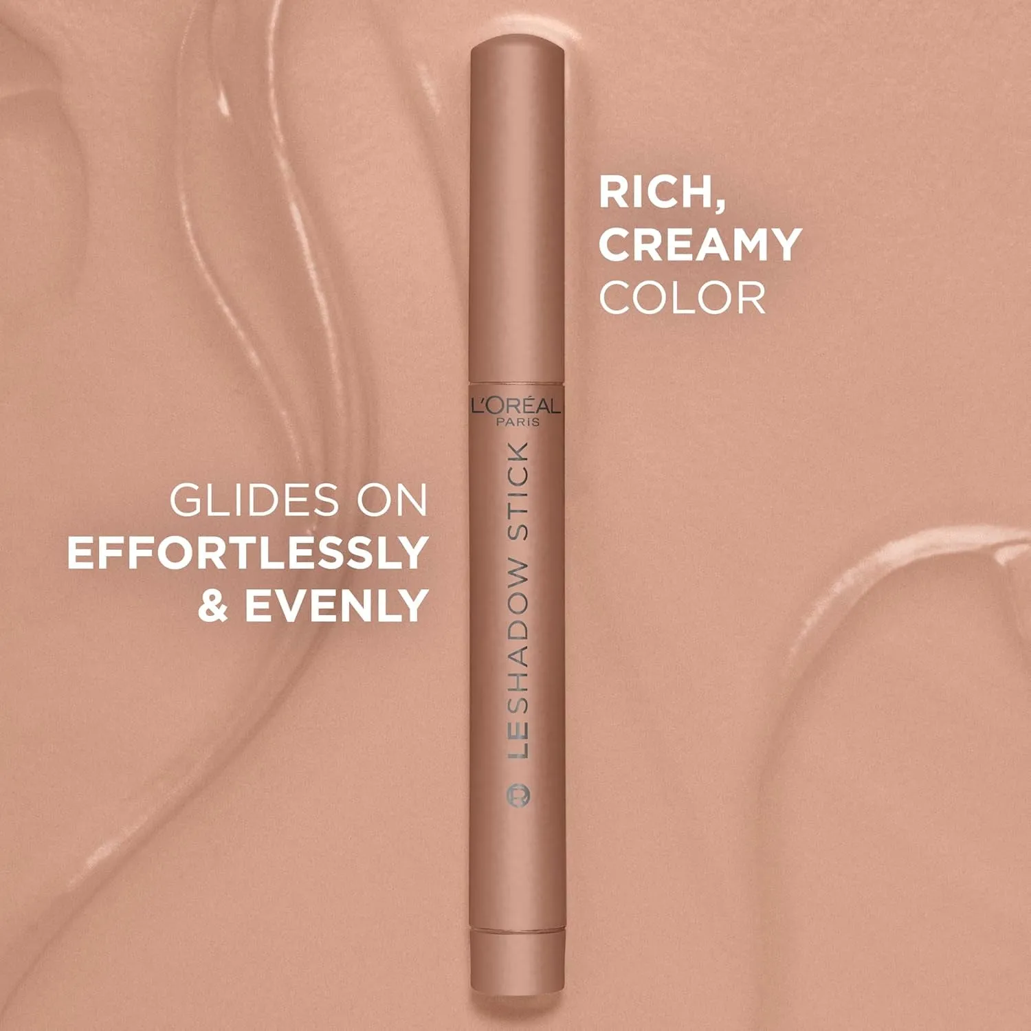 L’Oréal Paris Makeup Le Shadow Stick Eyeshadow, Blendable, Smudge-Resistant, Cream Eyeshadow, Alluring Rose, 0.05 Oz
