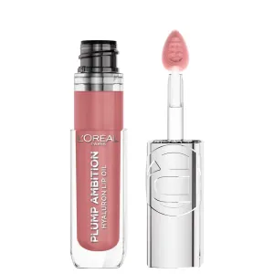 L’Oréal Paris Plump Ambition Hyaluron Lip Oil, 24 HR Lip Care with Hyaluronic Acid, Volumizing Lip Makeup with Glass-Like Shine, Worth It 601, 0.16 Fl Oz