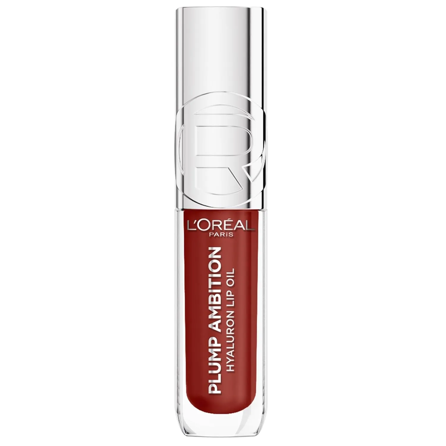 L’Oréal Paris Plump Ambition Hyaluron Lip Oil, 24 HR Lip Care with Hyaluronic Acid, Volumizing Lip Makeup with Glass-Like Shine, Worth It 601, 0.16 Fl Oz