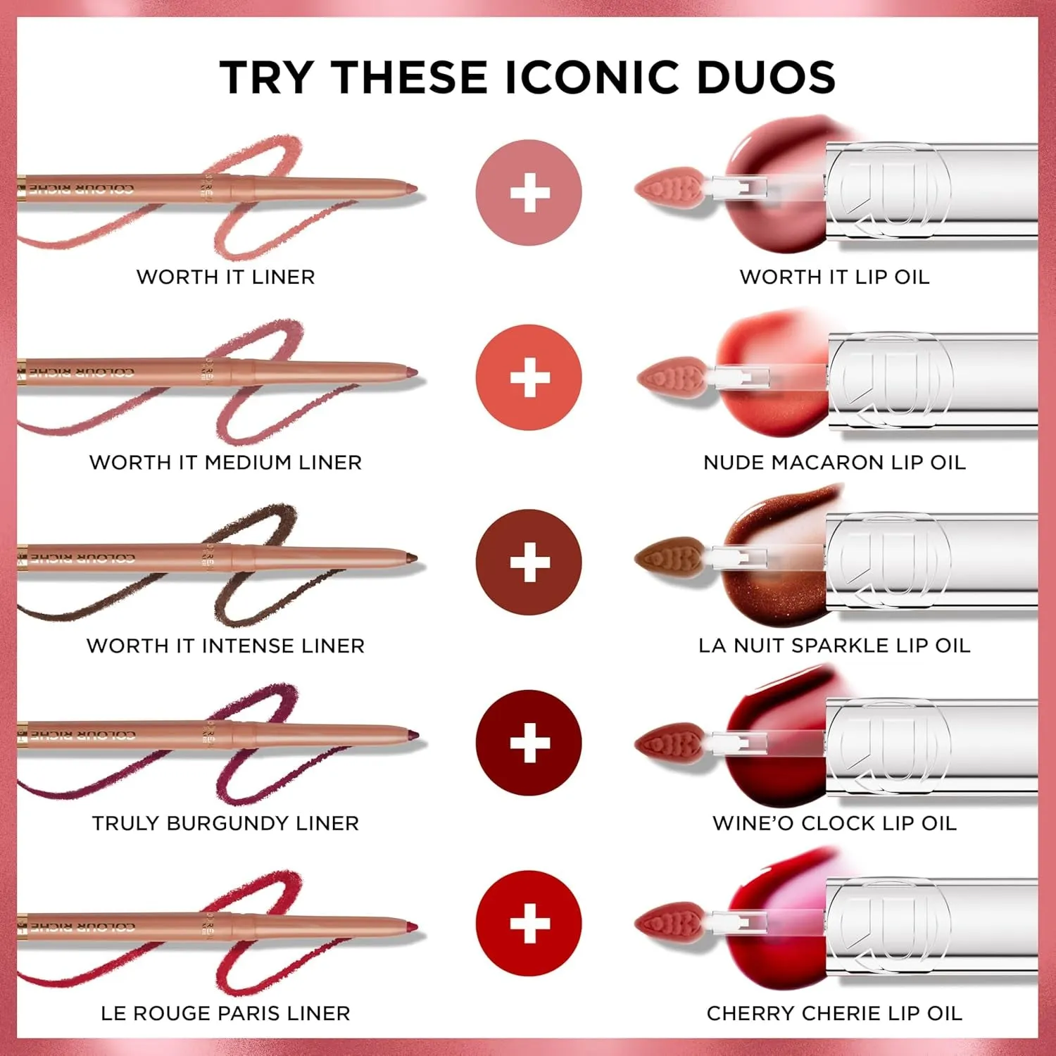 L’Oréal Paris Plump Ambition Hyaluron Lip Oil, 24 HR Lip Care with Hyaluronic Acid, Volumizing Lip Makeup with Glass-Like Shine, Worth It 601, 0.16 Fl Oz