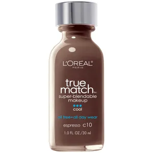 L'OREAL PARIS TRUE MATCH SUPER-BLENDABLE FOUNDATION MAKEUP WITH SPF 17 "C10"