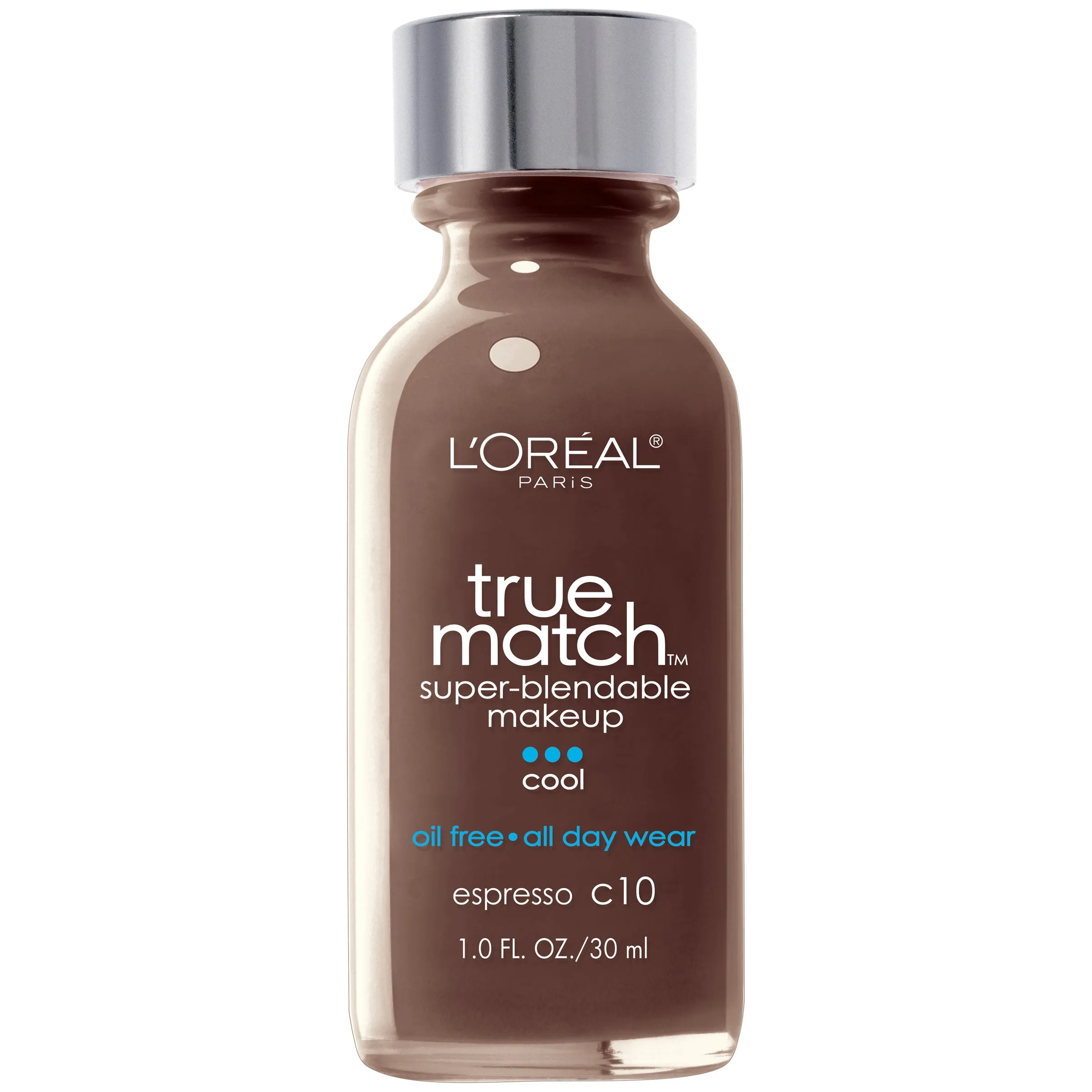 L'OREAL PARIS TRUE MATCH SUPER-BLENDABLE FOUNDATION MAKEUP WITH SPF 17 "C10"