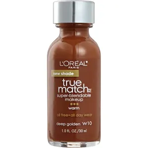 L'OREAL PARIS TRUE MATCH SUPER-BLENDABLE FOUNDATION MAKEUP WITH SPF 17 "W10"