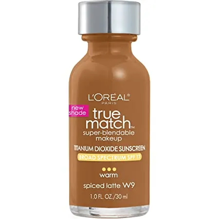 L'OREAL PARIS TRUE MATCH SUPER-BLENDABLE FOUNDATION MAKEUP WITH SPF 17 "W9"