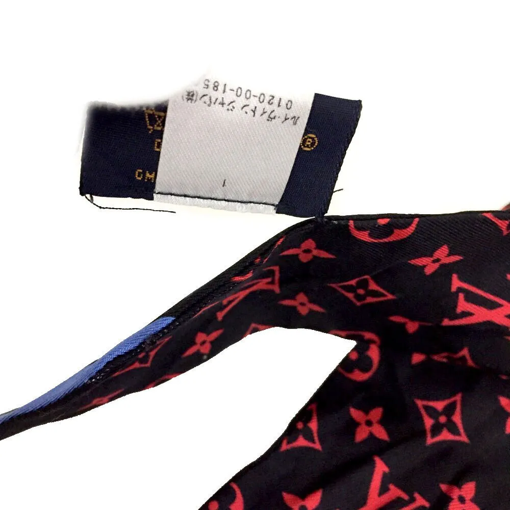 Louis Vuitton Monogram Bandeau BB Tribute Toe Alma Silk Scarf Twilly