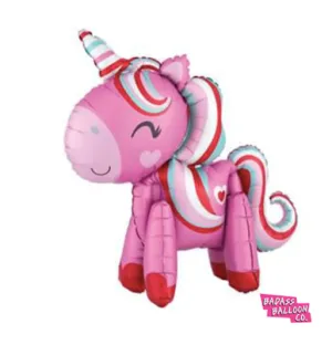 Love You, Mean It Unicorn Foil Balloon