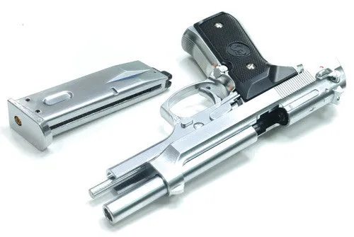 LS M9 GBB Pistol (Silver, ABS Ver.)