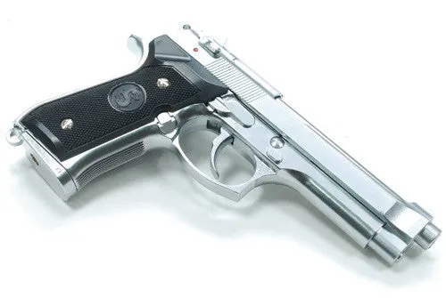 LS M9 GBB Pistol (Silver, ABS Ver.)