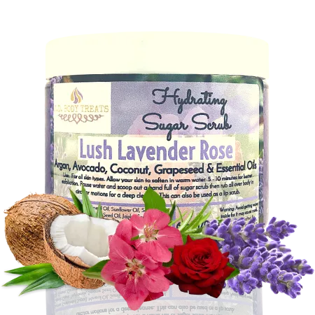 Lush Lavender Rose Hydrating Sugar Scrub