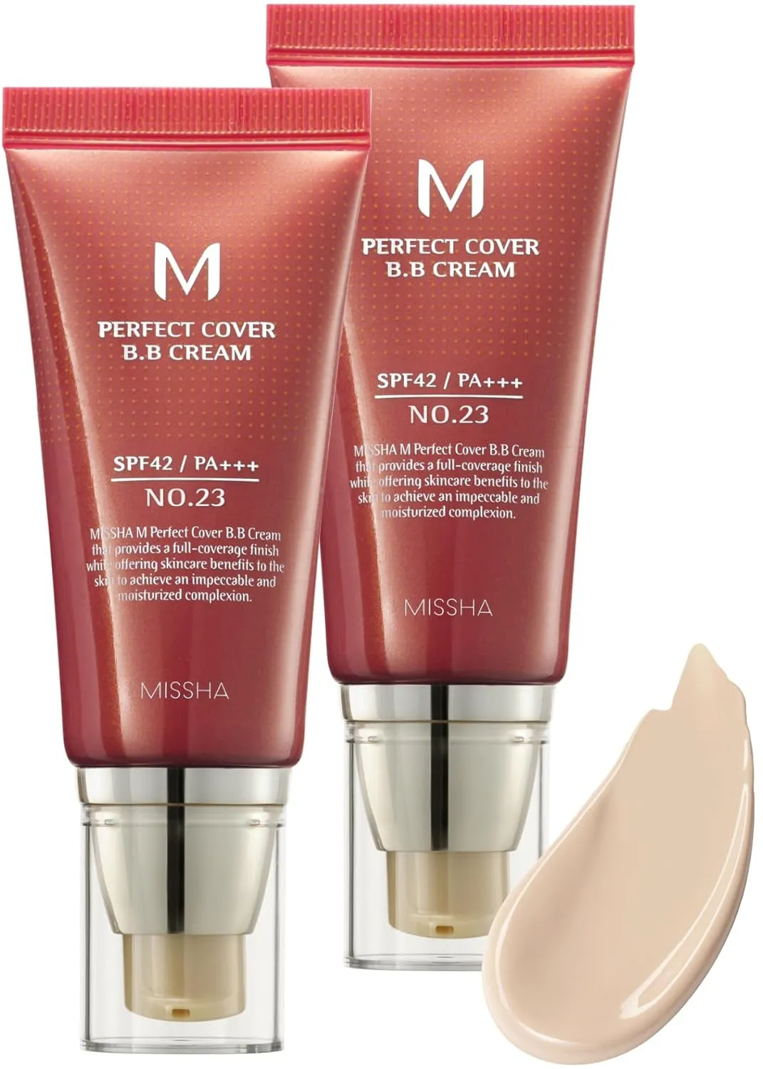 M Perfect BB Cream No.21 Light Beige for Bright Skin SPF 42 PA     1.69 Fl Oz - Tinted Moisturizer for Face with SPF