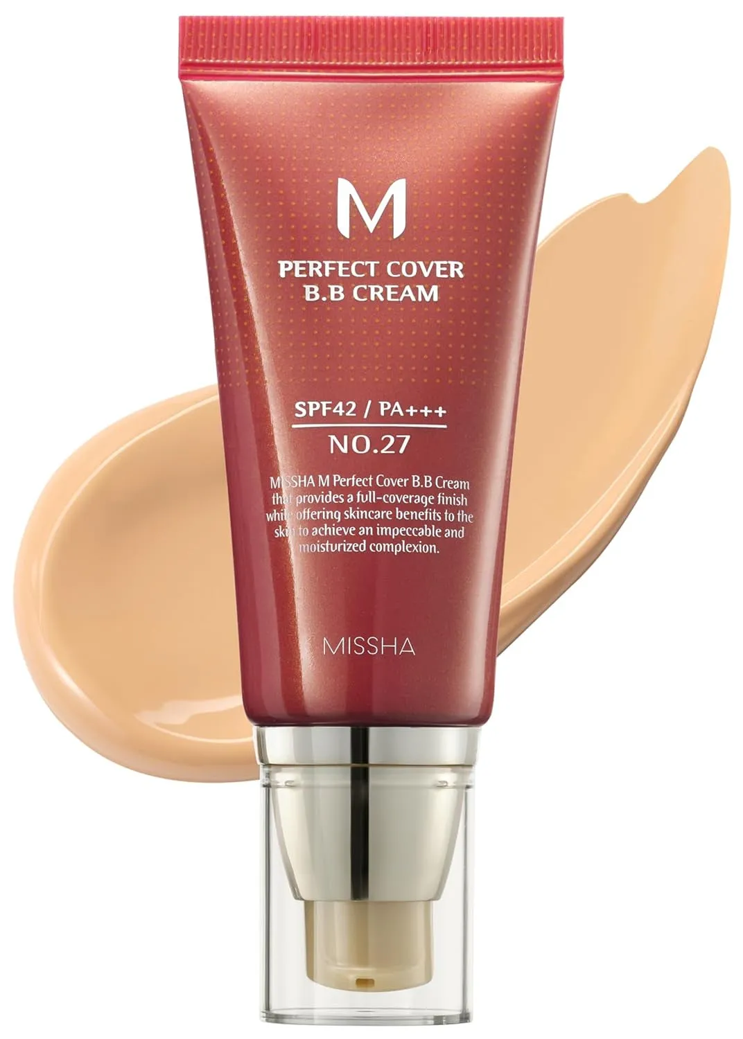 M Perfect BB Cream No.21 Light Beige for Bright Skin SPF 42 PA     1.69 Fl Oz - Tinted Moisturizer for Face with SPF