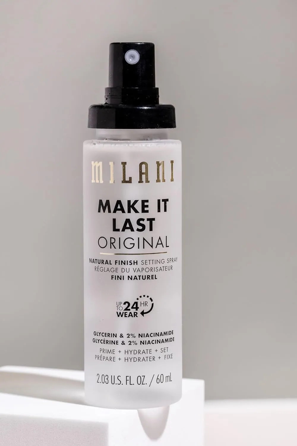 Make It Last Original - Natural Finish Setting Spray 3-In-1 Setting Spray and Primer- Prime   Correct   Set Makeup Finishing Spray and Primer - Long Lasting Makeup Primer and Spray 2.03 Fl. Oz