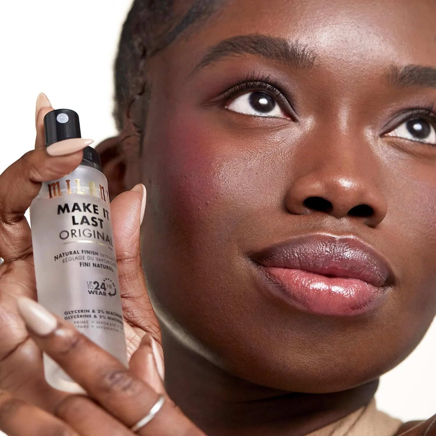 Make It Last Original - Natural Finish Setting Spray 3-In-1 Setting Spray and Primer- Prime   Correct   Set Makeup Finishing Spray and Primer - Long Lasting Makeup Primer and Spray 2.03 Fl. Oz
