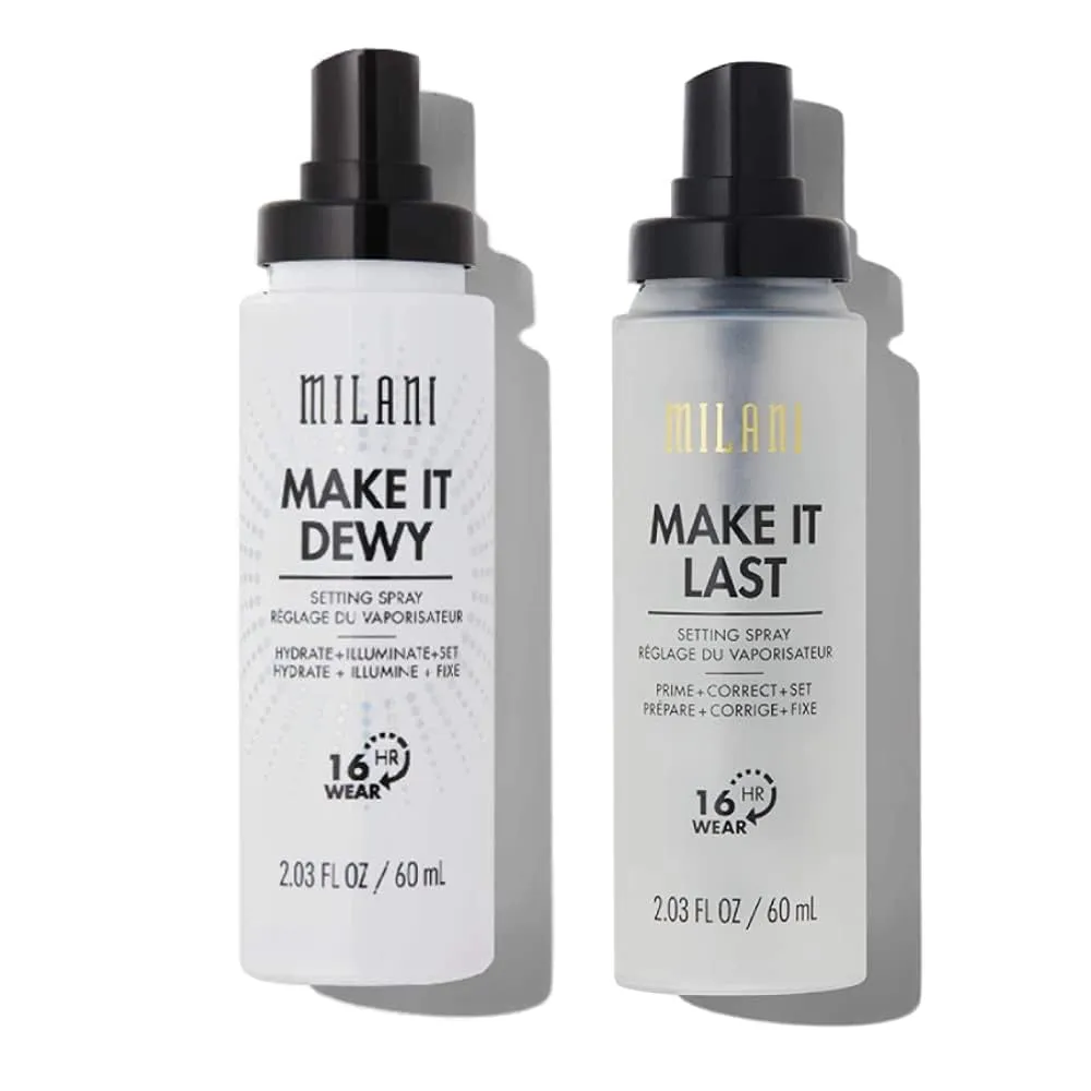Make It Last Original - Natural Finish Setting Spray 3-In-1 Setting Spray and Primer- Prime   Correct   Set Makeup Finishing Spray and Primer - Long Lasting Makeup Primer and Spray 2.03 Fl. Oz