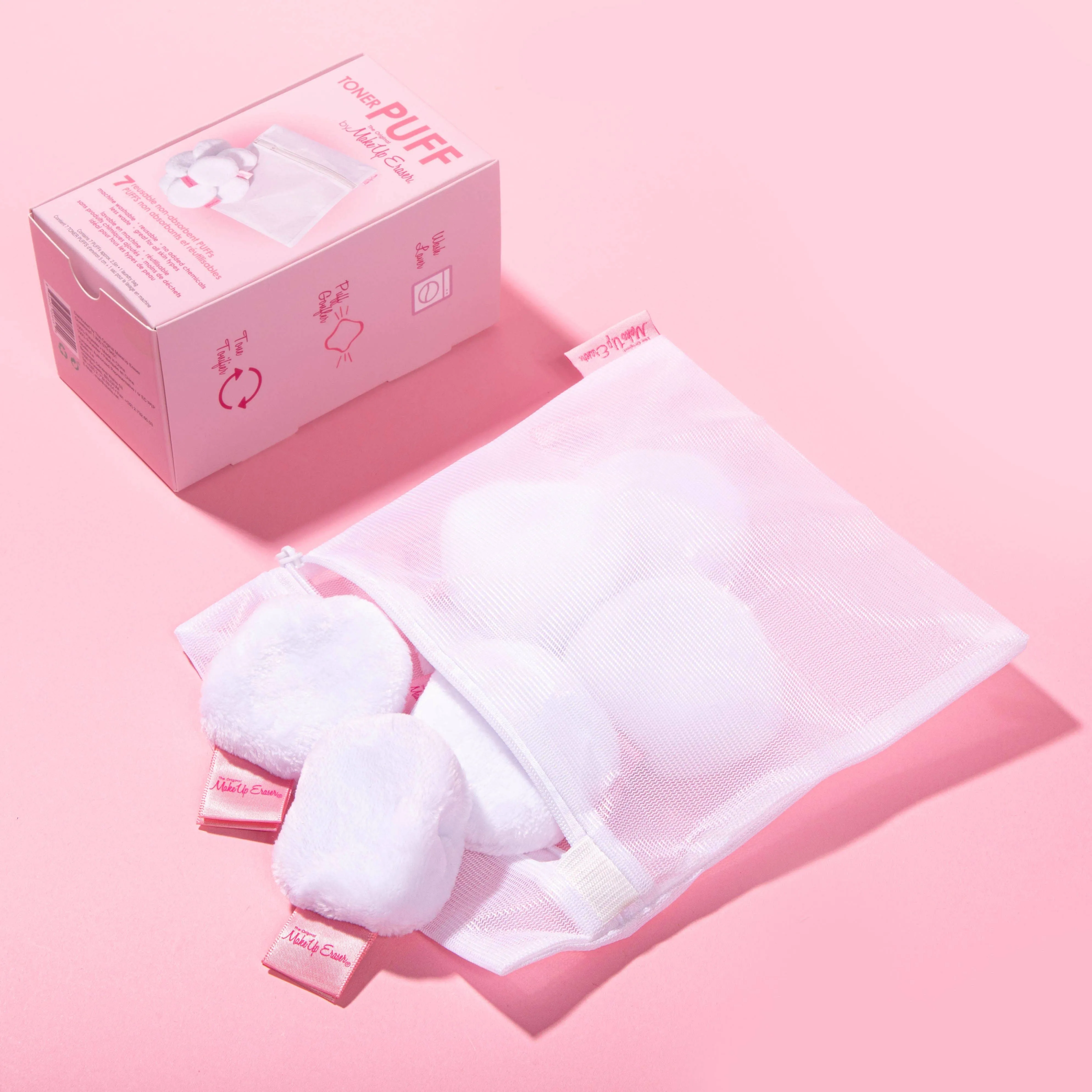 Make Up Eraser Toner Puff 7-Day Set