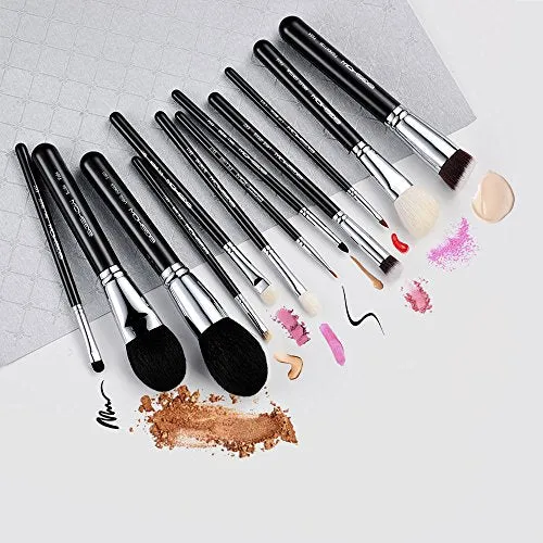 Makeup Brushes 12pcs Professional Cosmetic Brushes,Eigshow Limited Edition Foundation Powder Contour Blush Cosmetic Eye Brush Sets With Luxury Cosmetic Bag