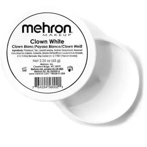 Makeup Clown White Professional Face Paint Cream Makeup | White Face Paint for Stage, Film, Cosplay, & Mime | Halloween Clown 2.25 Oz (65G)