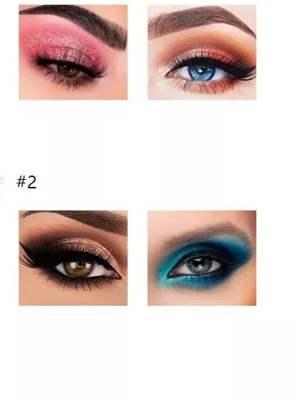 Makeup Color SHIMMER Eyeshadow Palette WATERPROOF