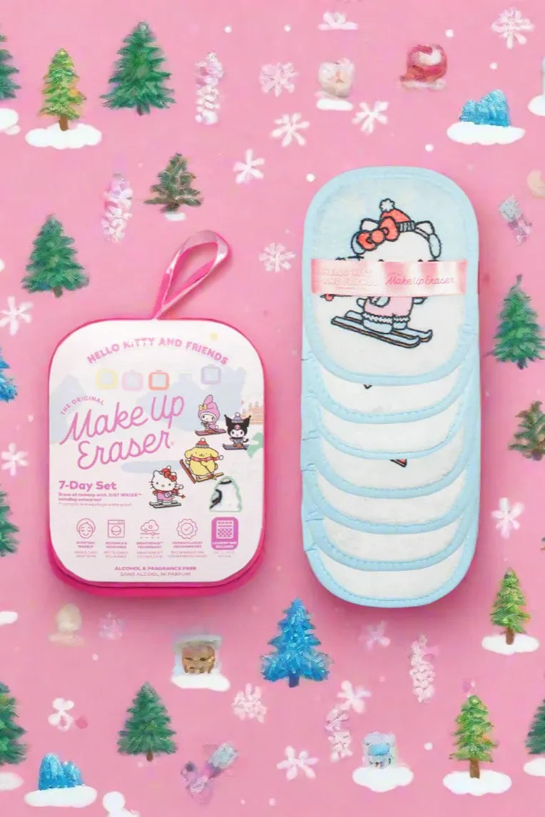 Makeup Eraser Hello Kitty & Friends Aspen Vacation 7-Day Set © Sanrio