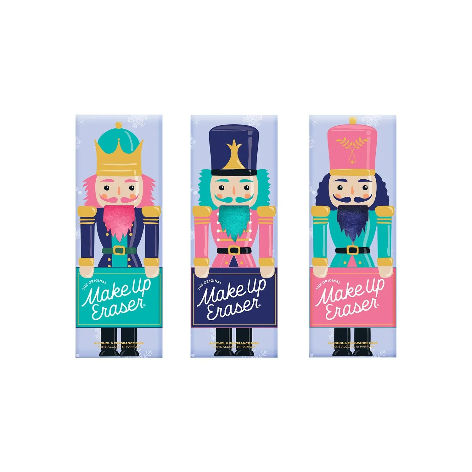 Makeup Eraser Nutcracker 3pc Mini PRO Holiday Set