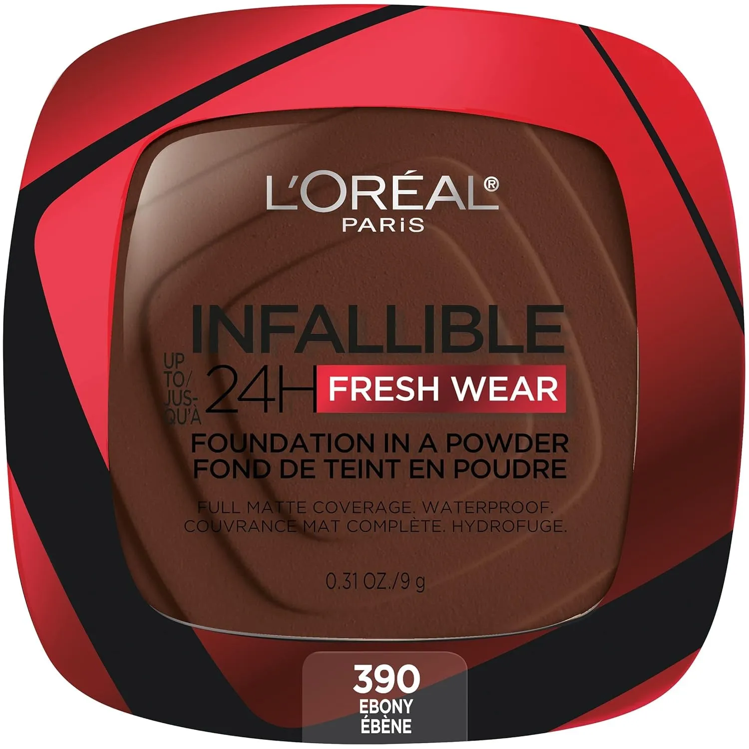 Makeup Infallible Fresh Wear Foundation in a Powder, up to 24H Wear, Waterproof, Ivory Buff, 0.31 Oz.