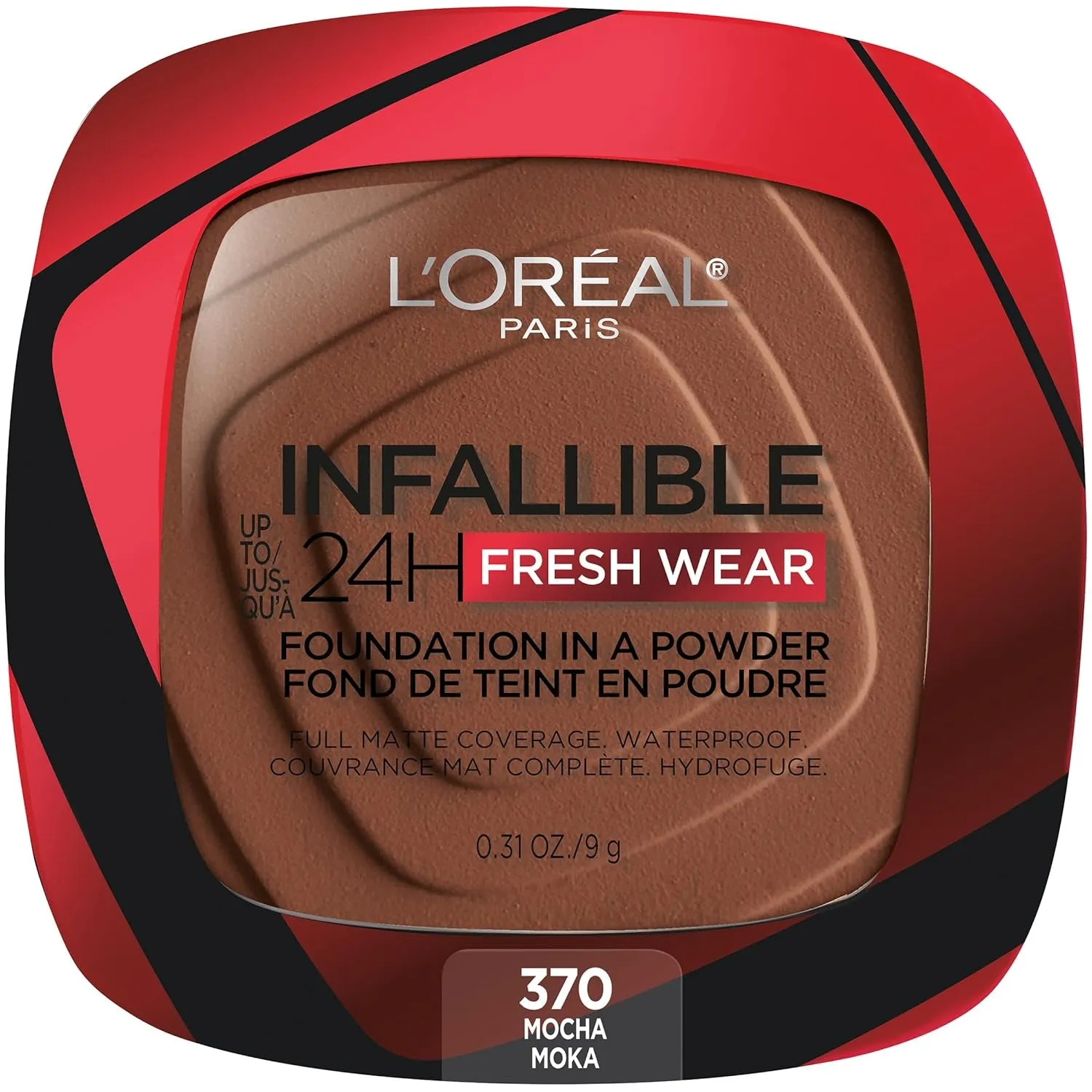 Makeup Infallible Fresh Wear Foundation in a Powder, up to 24H Wear, Waterproof, Ivory Buff, 0.31 Oz.