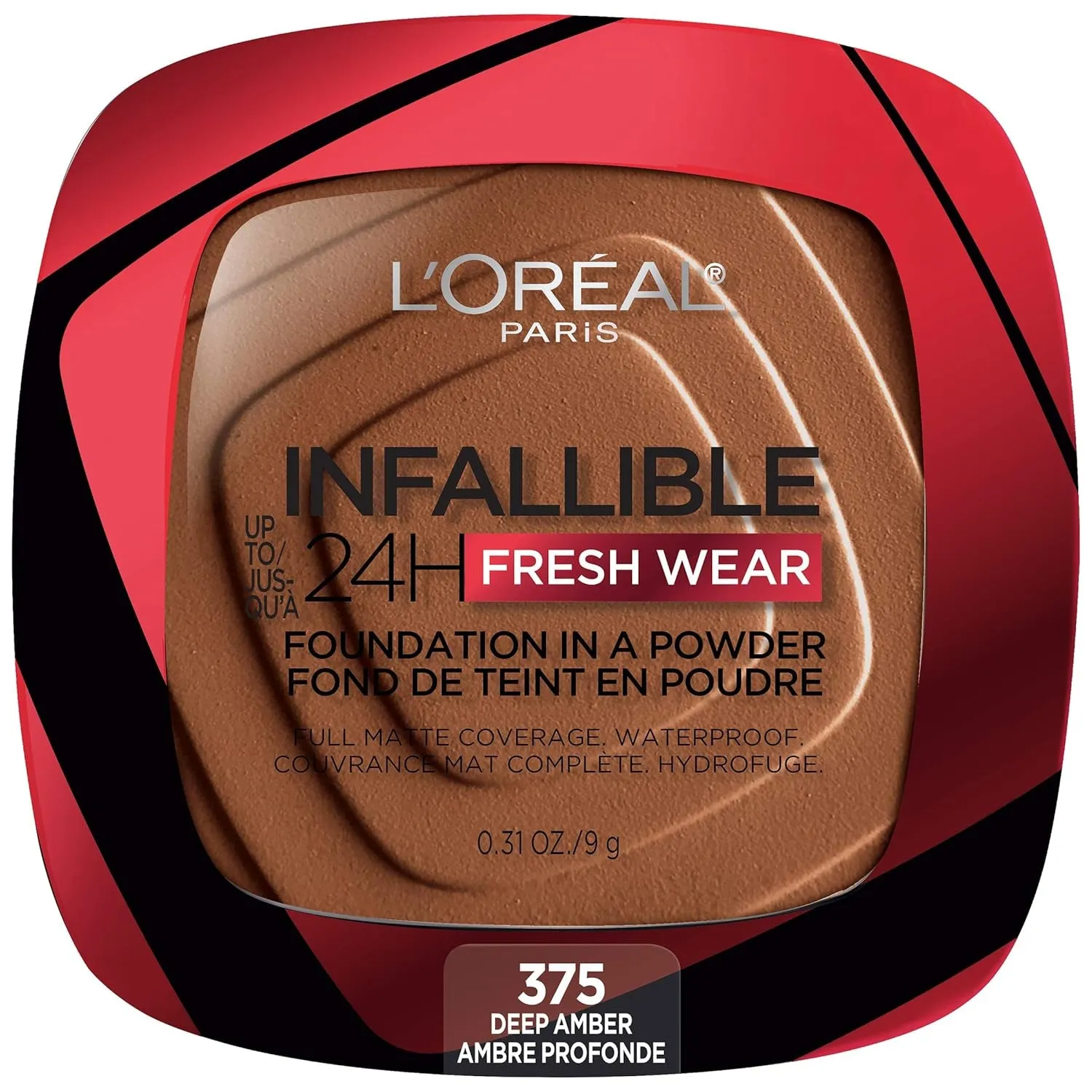 Makeup Infallible Fresh Wear Foundation in a Powder, up to 24H Wear, Waterproof, Ivory Buff, 0.31 Oz.