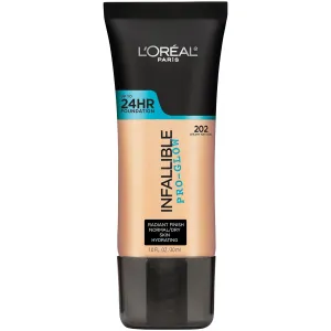 Makeup Infallible up to 24HR Pro-Glow Foundation, Creamy Natural, 1 Fl Oz.