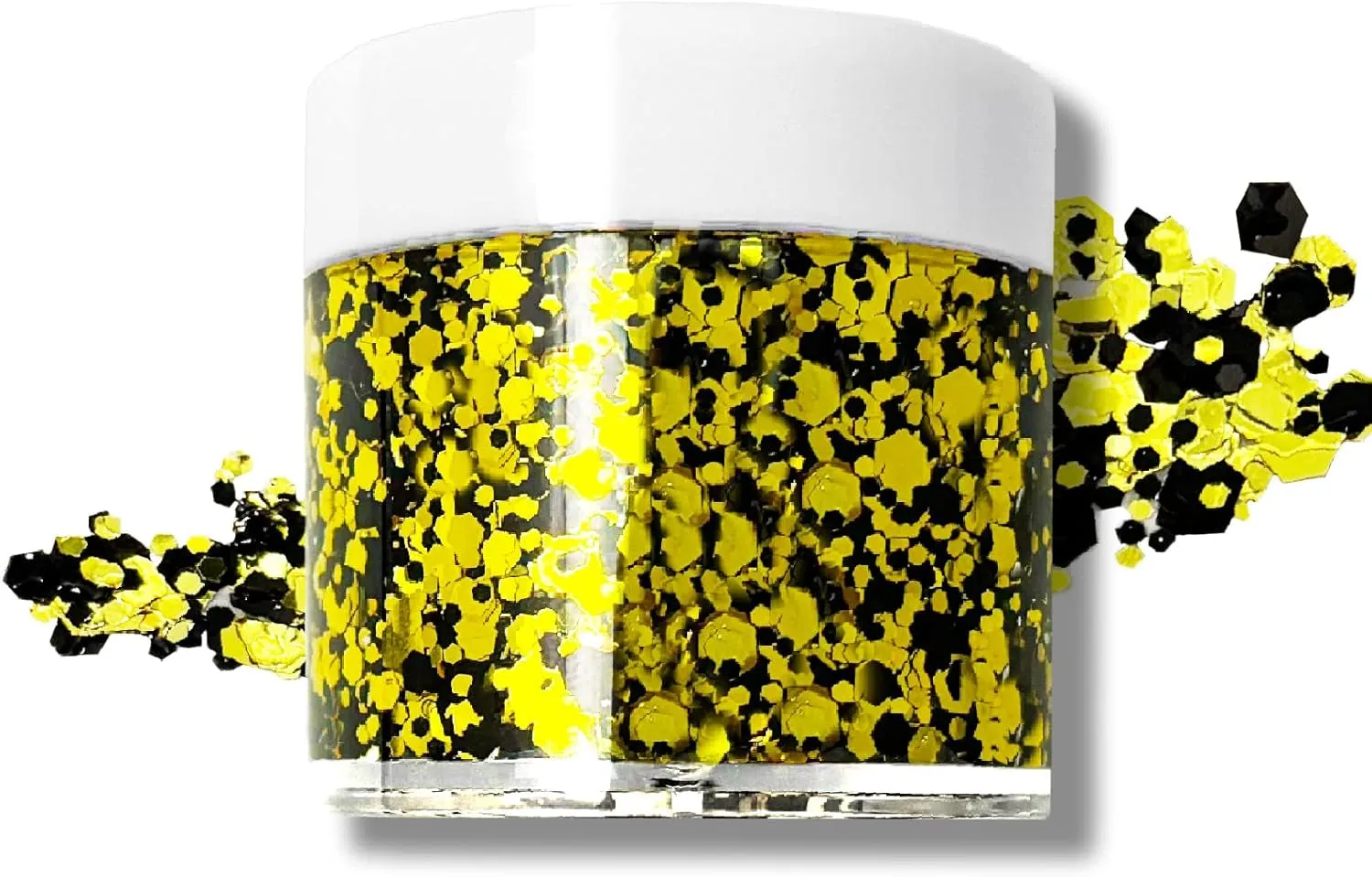 Mardi Gras Glitter Gel for Body, Face, Hair and Lip, Color Changing Glitter Gel under Light (Mardi Gras)