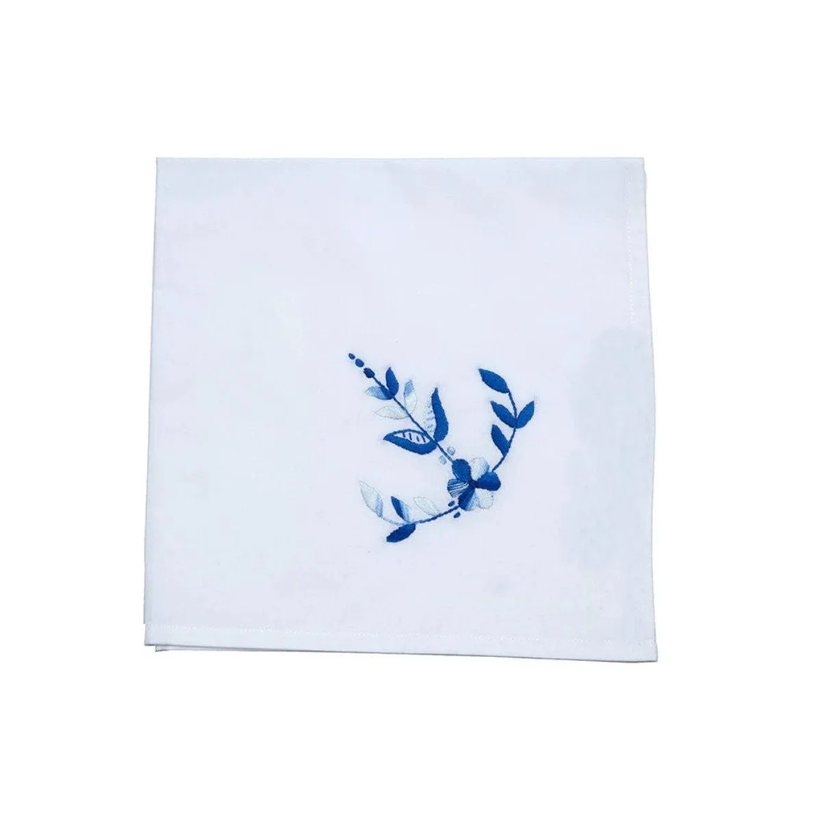 Marigold Living Embroidered Floral Cotton Napkin, Set of 6