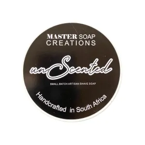 Master Soap Creations - Unscented Shaving Soap 170g ( 6oz)