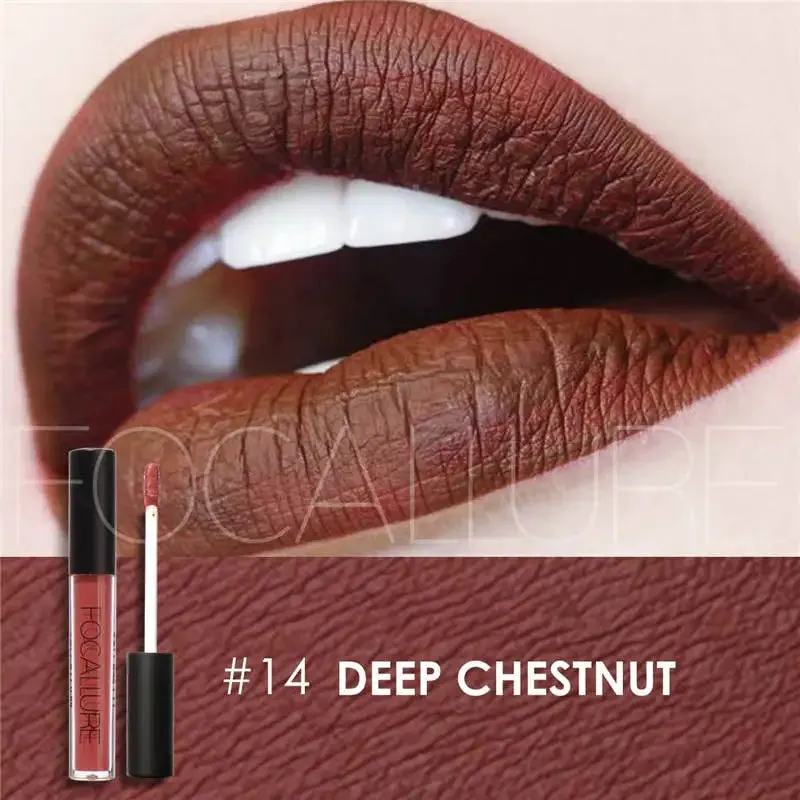 Matte Liquid Lipstick - Waterproof, Long-Lasting, Lightweight Lip Gloss