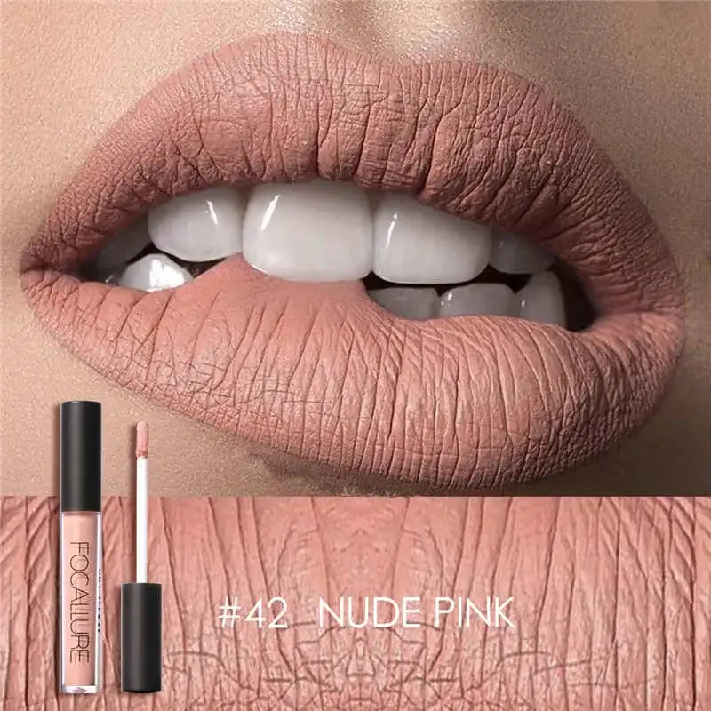 Matte Liquid Lipstick - Waterproof, Long-Lasting, Lightweight Lip Gloss