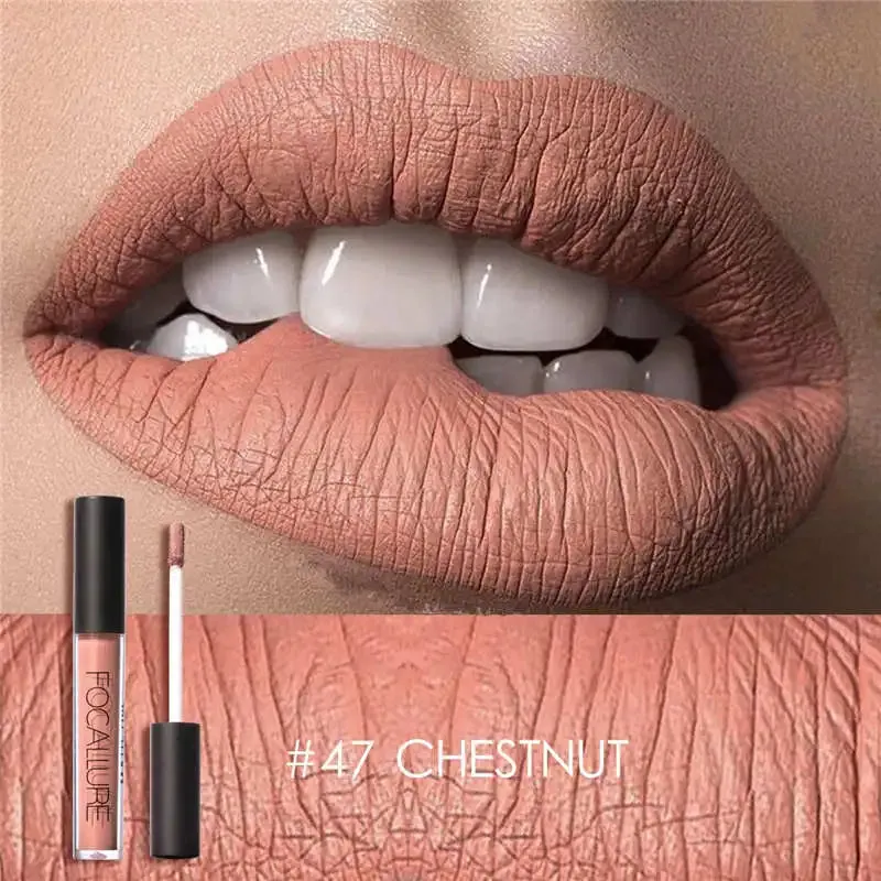 Matte Liquid Lipstick - Waterproof, Long-Lasting, Lightweight Lip Gloss