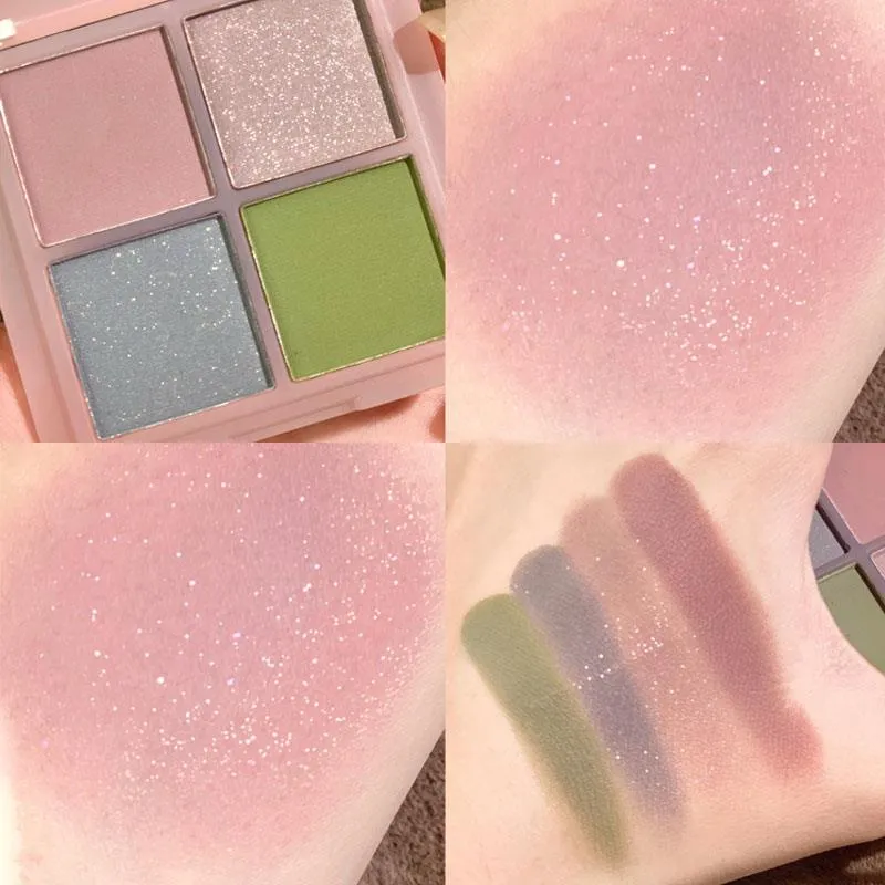 Matte shimmer four-color eye shadow MK0030