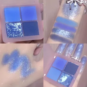 Matte shimmer four-color eye shadow MK0030