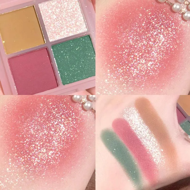 Matte shimmer four-color eye shadow MK0030