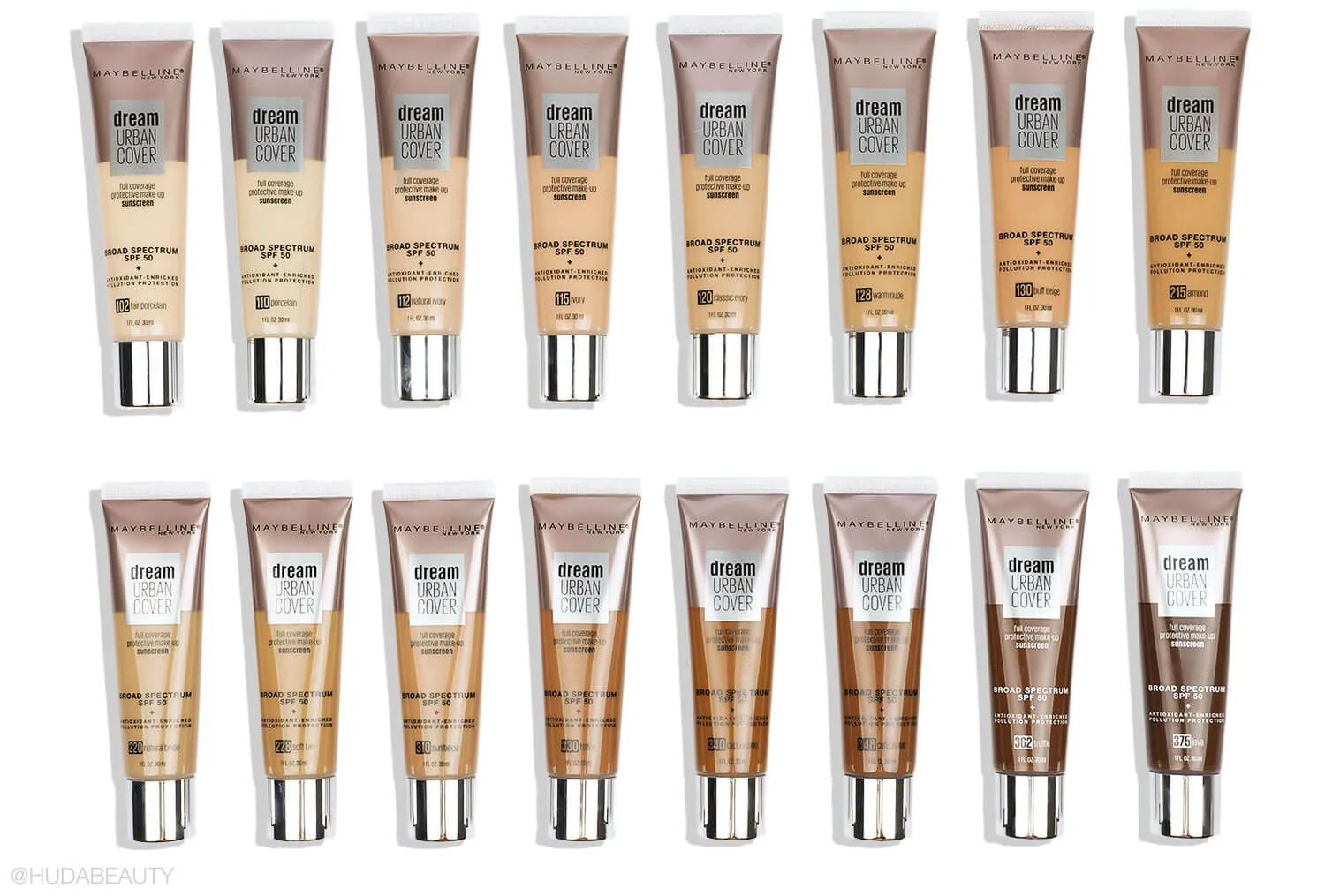 Maybelline Dream Urban Cover Liquid Foundation - Assorted