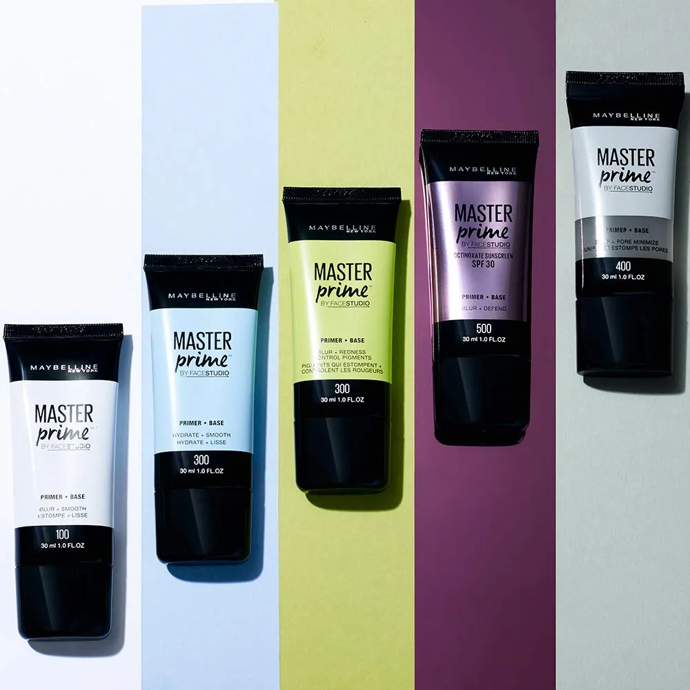 Maybelline Face Studio Master Prime Face Primer Makeup Base, Blur   Redness Control, 1 Count