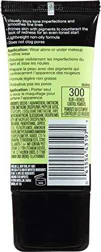 Maybelline Face Studio Master Prime Face Primer Makeup Base, Blur   Redness Control, 1 Count