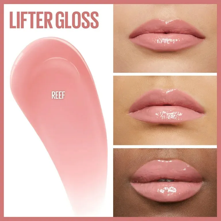 Maybelline Lifter Gloss Lip Gloss Makeup With Hyaluronic Acid 006- Reef