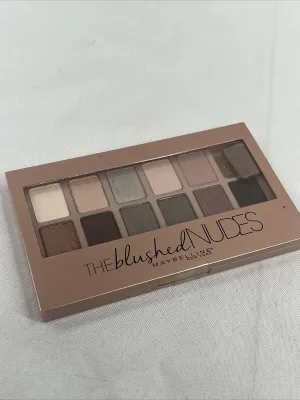 Maybelline The Blushed Nudes New York Eyeshadow Palette Makeup Pinks Crease